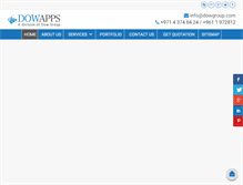 Tablet Screenshot of dowapps.com